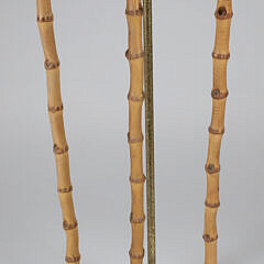 Antique Bamboo Corner Umbrella Stand