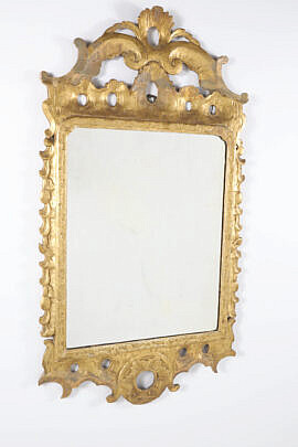 Antique Gilt Mirror 