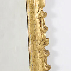 Continental Carved Gilt Wood Mirror, 18th Century