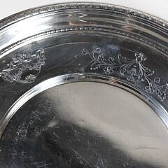 Gorham Sterling Silver Embossed Round Platter