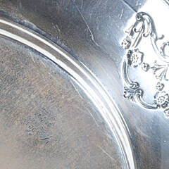 Gorham Sterling Silver Embossed Round Platter