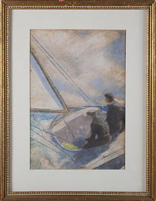 107-5450 Eric Sloane Pastel Sailing Day A_IMG_0018 2