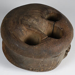 Marine Hardwood “Dead Eye”, 19th Century