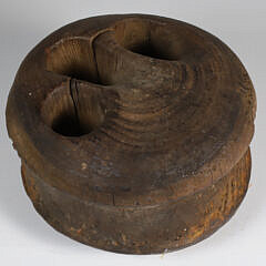Marine Hardwood “Dead Eye”, 19th Century