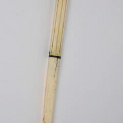 Architectural Whaler Made Paneled Capstan Shaped Grip Walking Stick, Mid 19th Century