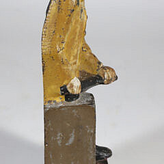 Antique Cast Iron Fisherman at the Tiller Doorstop