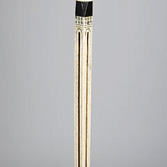 Whaler Made Antique Architectural “Capstan” Knob Walking Stick, 19th Century