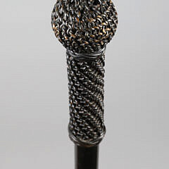 Whaler Made Fine Lady’s Baleen and Wood Walking Stick, 19th Century