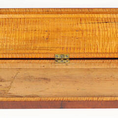 American Federal Tiger Maple Box, 19th Century