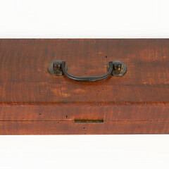 American Federal Tiger Maple Box, 19th Century