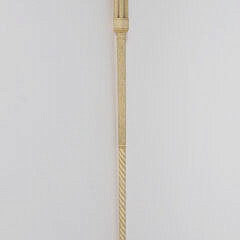 Whaler Made Antique Ball Grip Walking Stick, 19th Century