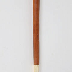 Whaler Made 1879 Liberty Gold Coin Fancy Inlaid Walking Stick , 19th Century