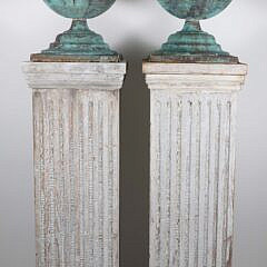 2-5471 Pair Architectual Copper Ball Finials A_IMG_9965 3