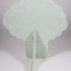 Decorative Painted “White Hydrangeas” Cut Wood Fireboard