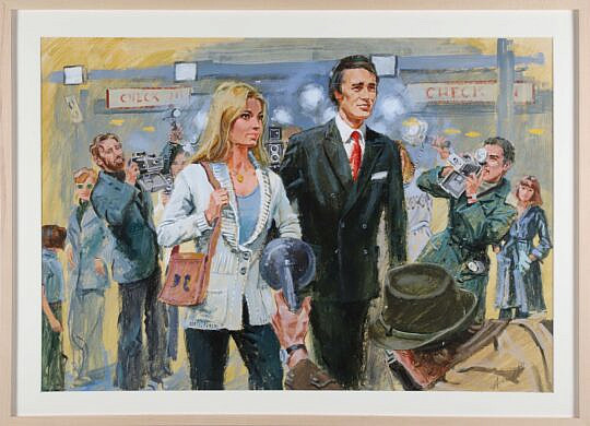 Mogens Amdi Thorsen Tempera on Board "Paparazzi"