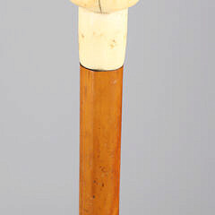Whaler Made Antique Deacon’s Walking Stick, 19th Century