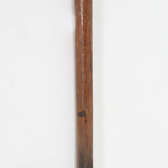 Whaler Made Antique Deacon’s Walking Stick, 19th Century
