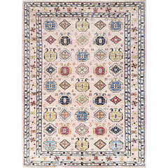 213-4700 Blush Pink Kazak Oriental Rug A