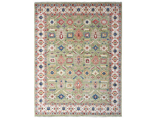 218-4700 Green Heriz Oriental Rug A