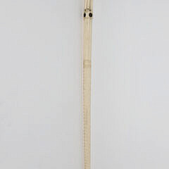 Whaler Made Architectural “Clenched Fist” Walking Stick, 19th Century