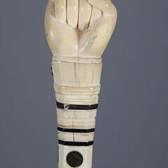 Whaler Made Architectural Walking Stick, 19th Century