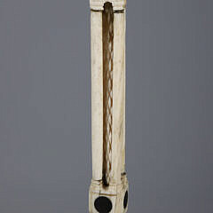 Whaler Made Architectural “Clenched Fist” Walking Stick, 19th Century