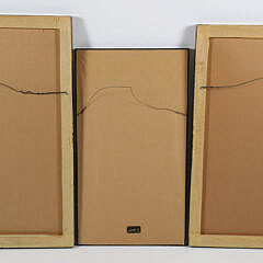 Group of Three Framed Chinese Silk Tapestries, 19th Century