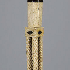 Whaler Made Architectural Walking Stick, 19th Century