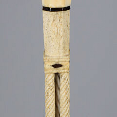 Whaler Made Architectural Walking Stick, 19th Century
