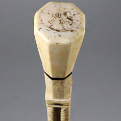 Whaler Made Architectural Walking Stick, 19th Century