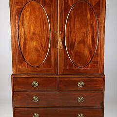 295-5515 English Mahogany Linen Press A_IMG_9820 3