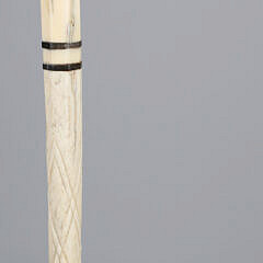 3-5458 Whaleman Made Whale Bone Walking Stick A_IMG_9807