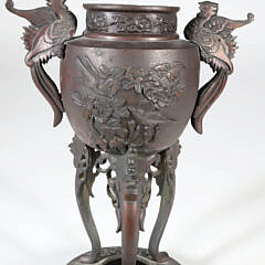 Asian Bronze Incense Burner, late 19th Century 