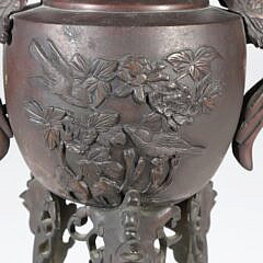 Asian Bronze Incense Burner, late 19th Century 