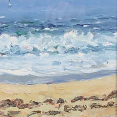 Coastal Seascape Oil Painting