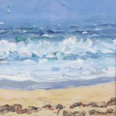 Coastal Seascape Oil Painting