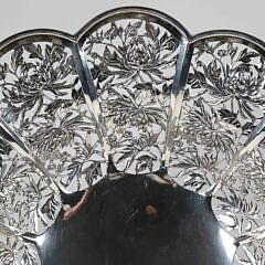 Chinese Export Silver Reticulated Floral Bowl, Hallmarked, late 19th Century