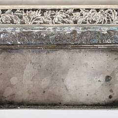Chinese Export Silver Floral Reticulated Box, Signed HC