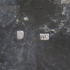 Chinese Export Silver Floral Reticulated Box, Signed HC