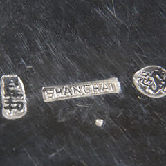 Chinese Export Silver Covered Creamer, Stamped Shanghai