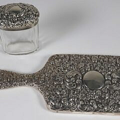 314-5515 SS Embossed Hand Mirror + Bottle A_IMG_0103