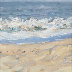 Coastal Seascape Oil Painting