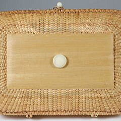 Rectangular Form Nantucket Style Basket Box