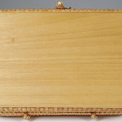 Rectangular Form Nantucket Style Basket Box