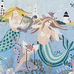 Vintage Claire Murray Nantucket Hand Hooked Carpet Rug, 20th century