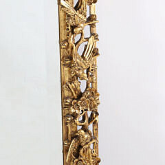 Chinese Carved Giltwood Framed Mirror