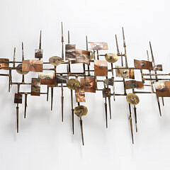 Contemporary Mixed Metal Sculpture, 3rd Quarter of the 20th Century