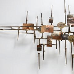 Contemporary Mixed Metal Sculpture, 3rd Quarter of the 20th Century