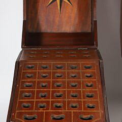 Fine Pair of Georgian Inlaid Mahogany Knife Boxes, 19th Century