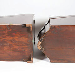 Fine Pair of Georgian Inlaid Mahogany Knife Boxes, 19th Century